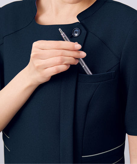 【全2色】チュニック(ストレッチ・制電・吸汗速乾)