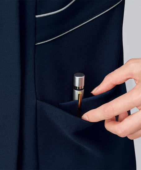 【全2色】チュニック(ストレッチ・制電・吸汗速乾)