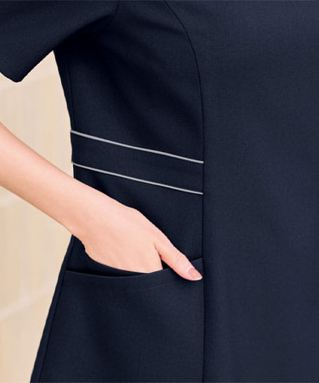 【全2色】チュニック(ストレッチ・制電・吸汗速乾)