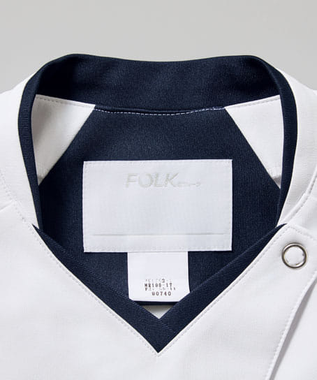 【全2色】ジップスクラブ（透け防止・制電糸・速乾・吸汗・ストレッチ・男女兼用）