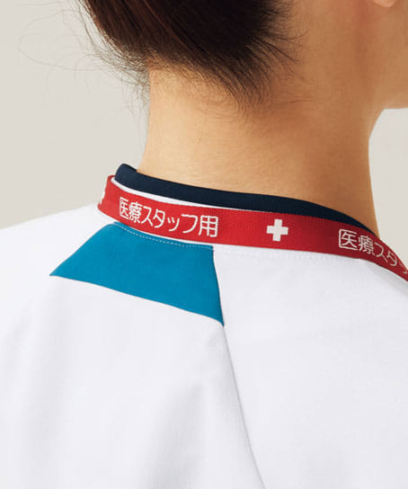 【全2色】ジップスクラブ(透け防止・制電糸・速乾・吸汗・ストレッチ・男女兼用)