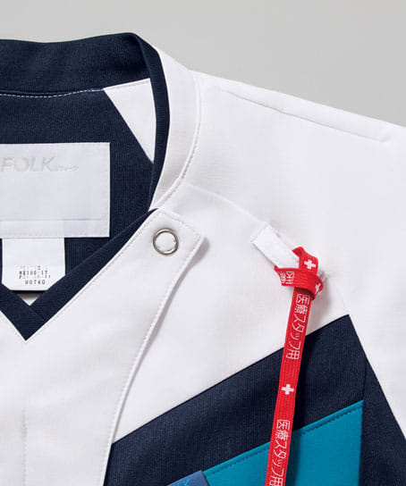 【全2色】ジップスクラブ(透け防止・制電糸・速乾・吸汗・ストレッチ・男女兼用)