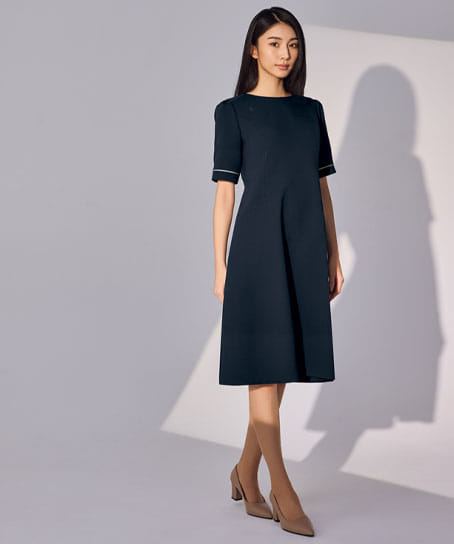 【ESTNATION×FOLK】全3色 ワンピース(制電糸・速乾・吸汗・ストレッチ・「超」軽量)