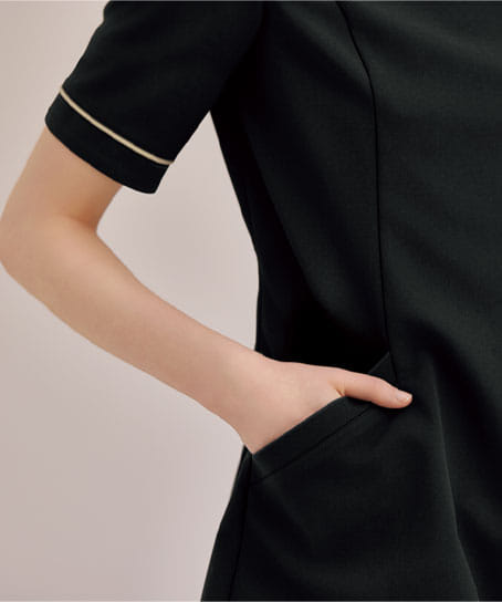 【ESTNATION×FOLK】全3色 ワンピース(制電糸・速乾・吸汗・ストレッチ・「超」軽量)