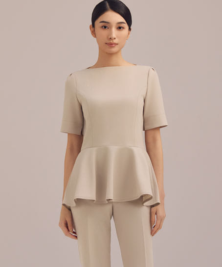 【ESTNATION×FOLK】全3色 チュニック（制電糸・速乾・吸汗・ストレッチ・「超」軽量）