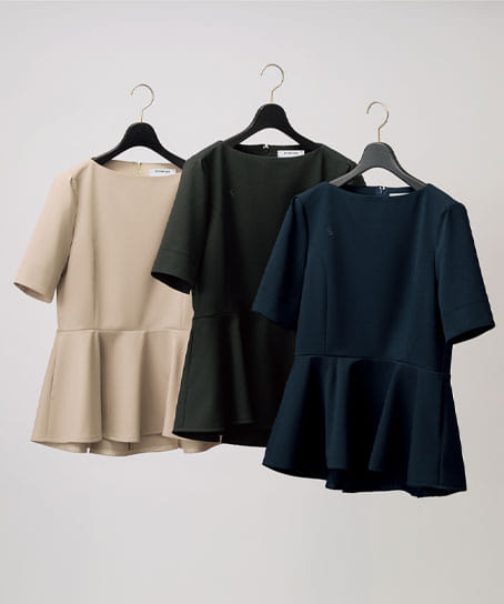 【ESTNATION×FOLK】全3色 チュニック（制電糸・速乾・吸汗・ストレッチ・「超」軽量）