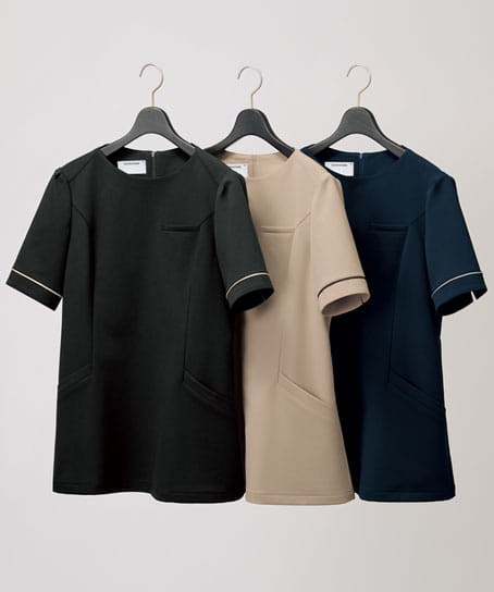 【ESTNATION×FOLK】全3色 チュニック(制電糸・速乾・吸汗・ストレッチ・「超」軽量)