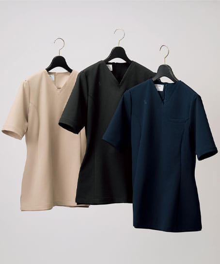 【ESTNATION×FOLK】全3色 スクラブ（制電糸・速乾・吸汗・ストレッチ・「超」軽量）