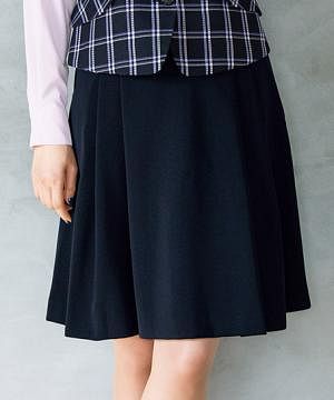 【2色】ソフトプリーツスカート（バックアップカイロポケット付）