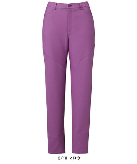 【全3色】ワコールレディススクラブパンツ（ストレッチ・吸汗速乾・ノーアイロン）