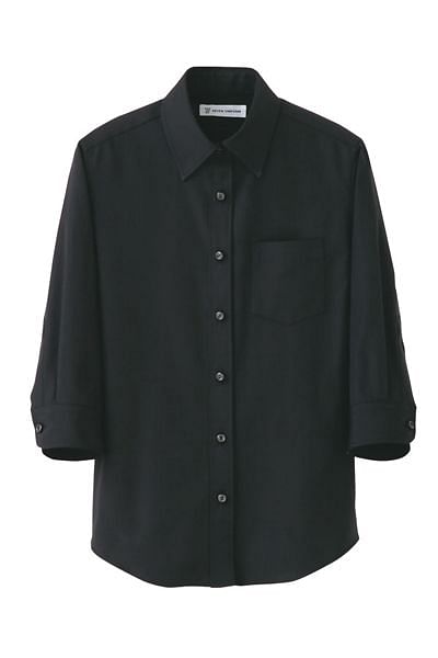 【全3色】7分袖シャツ（防透・UVカット/女性用）