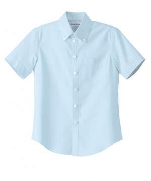 【全3色】オックスフォード半袖ボタンダウンシャツ（防臭・男女兼用）