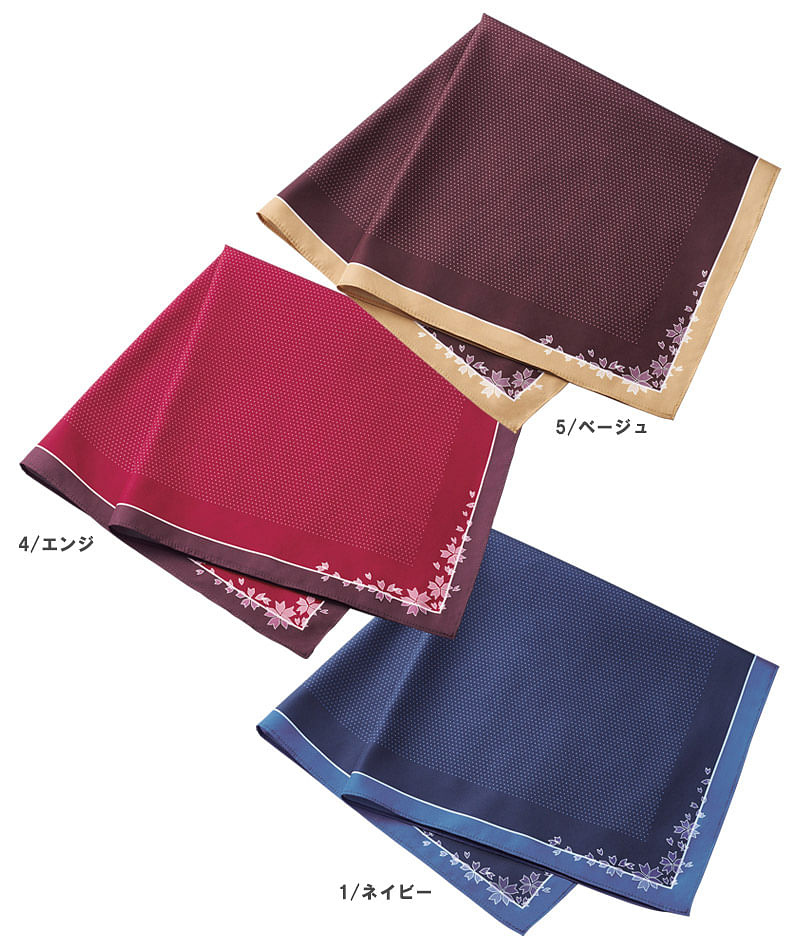 【全3色】スカーフ（和モダン柄/53×53cm）