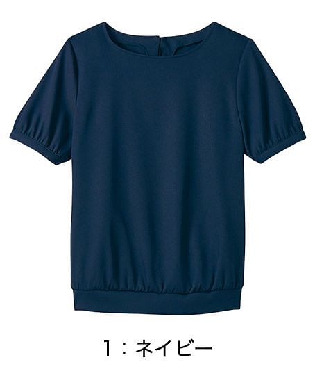 【全3色】プルオーバーT（半袖・透け防止・ストレッチ）