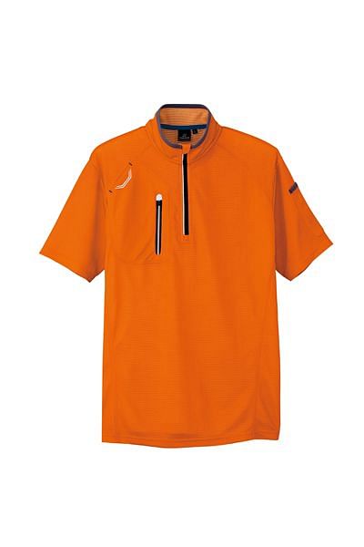 【TULTEX タルテックス】全6色・半袖ハーフZIPシャツ（男女兼用）