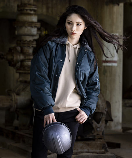 【全2色】パイロットブルゾン(男女兼用)