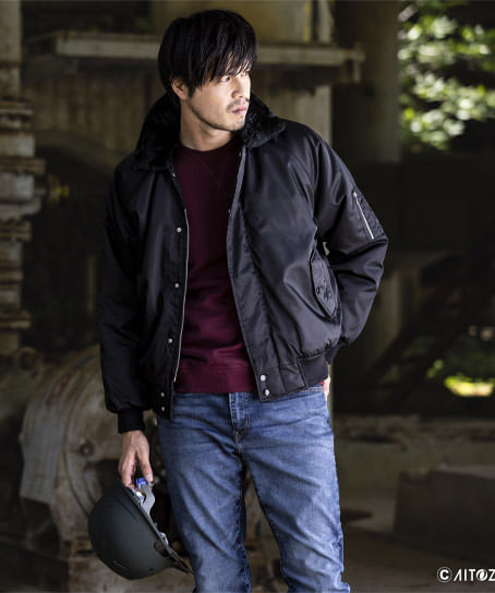 【全2色】パイロットブルゾン(男女兼用)