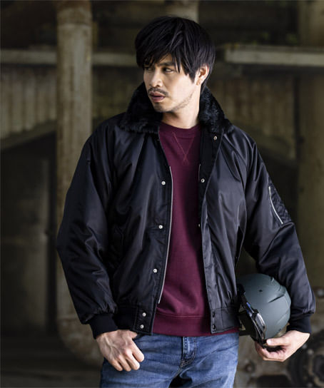 【全2色】パイロットブルゾン(男女兼用)