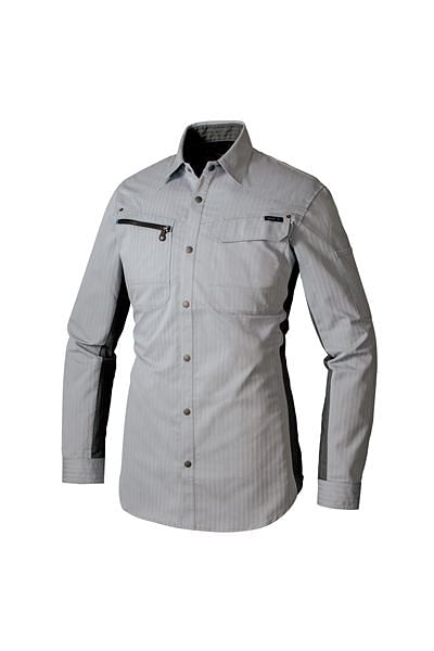 【全6色】全6色・長袖シャツ（遮熱・UVカット・吸水速乾・防透け・帯電防止）
