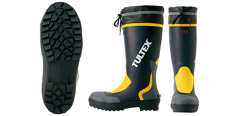 【TULTEXタルテックス】全2色・安全ゴム長靴（銅製先芯入り/吸汗性ドライ裏地仕様） 安全靴