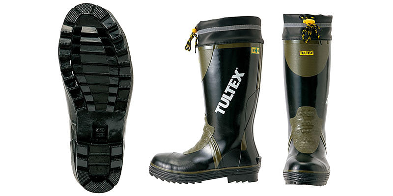 【TULTEXタルテックス】全2色・安全ゴム長靴（糸入り/銅製先芯入り/吸汗性ドライ裏地仕様） 安全靴