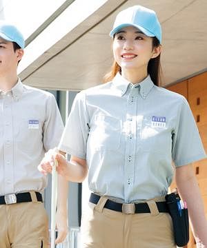 ユニフォーム・制服の通販の【ユニデポ】半袖ボタンダウンシャツ