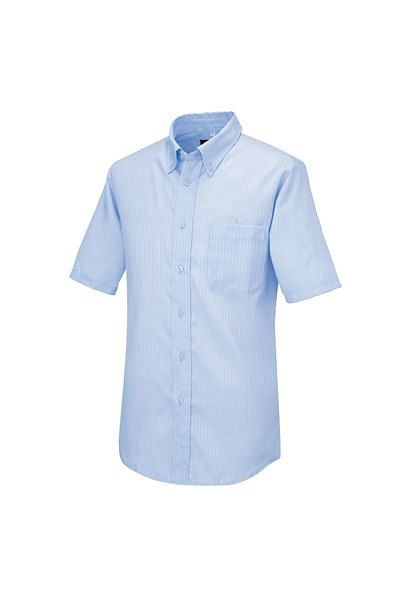 【全4色】半袖ボタンダウンシャツ（吸水性・通気性・防汚加工）