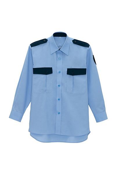警備用長袖シャツ（肩章付き） AZ-67035 | 作業服・ワークユニフォーム 