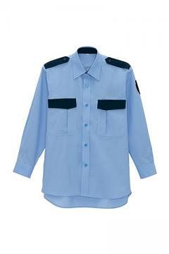 ユニフォーム・制服の通販の【ユニデポ】警備用長袖シャツ（肩章付き）