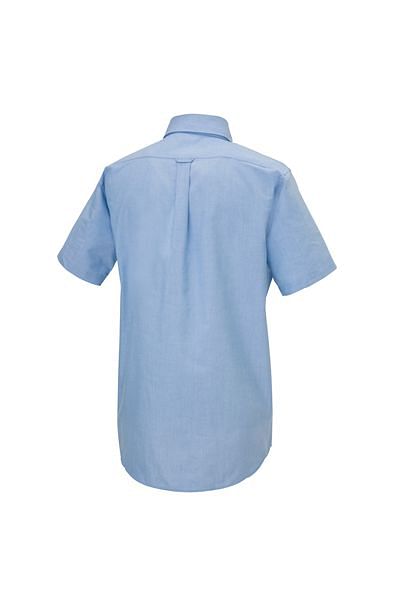 【全3色】半袖オックスフォードボタンダウンシャツ（男女兼用）