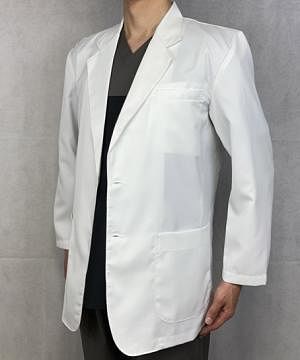 メンズブレザードクターコート 白衣（制菌・制電・ストレッチ）