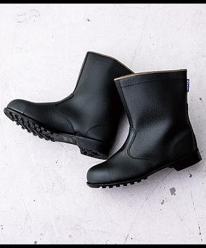 【JIS規格合格商品】ジーベック 半長靴 安全靴（鋼製先芯・牛革）