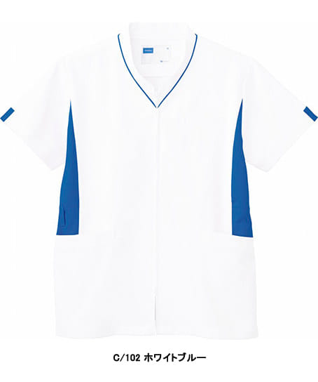 【WHISEL】男女兼用スクラブ（制菌・ストレッチ・帯電防止・吸汗速乾・透け防止・防汚）