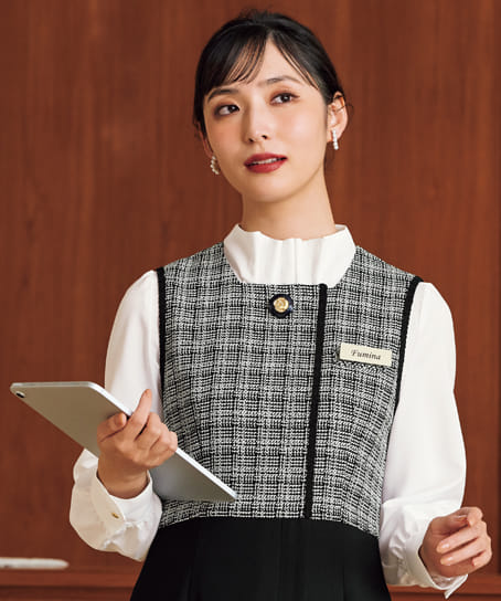 【全1色】長袖ブラウス(エコ素材・オールシーズン・ホームクリーニング)
