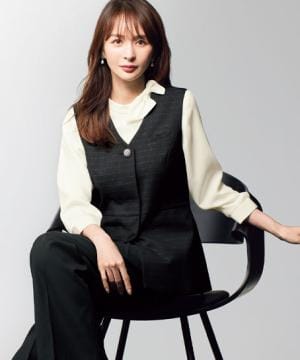 ユニフォーム・制服の通販の【ユニデポ】【全1色】ロングベスト（サイレントソワール）