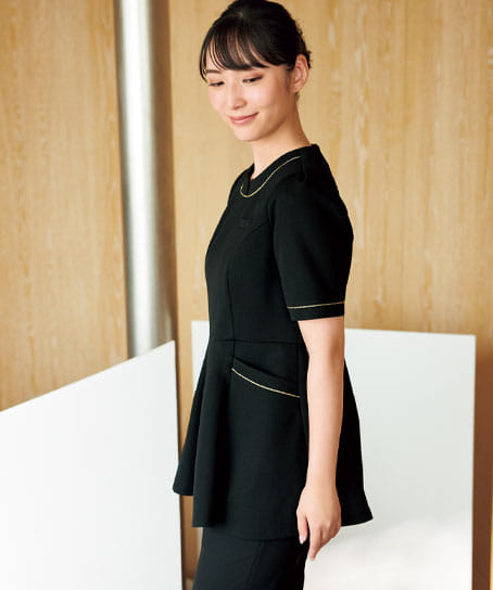 【LA BEAUTE】全1色・チュニック(2wayストレッチ・吸汗速乾・高通気)