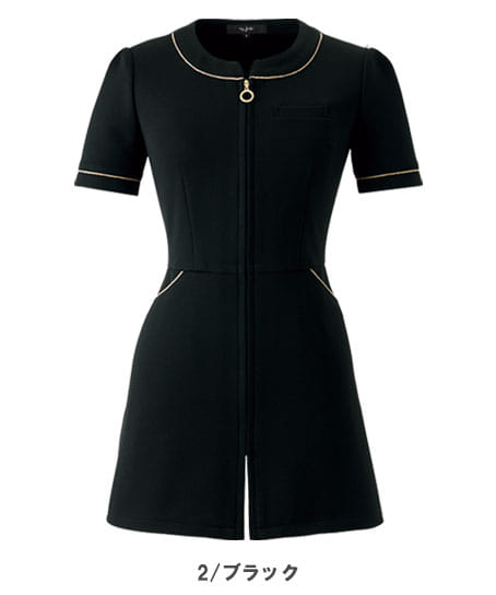 【LA BEAUTE】全1色・チュニックジャケット(2wayストレッチ・吸汗速乾・高通気)