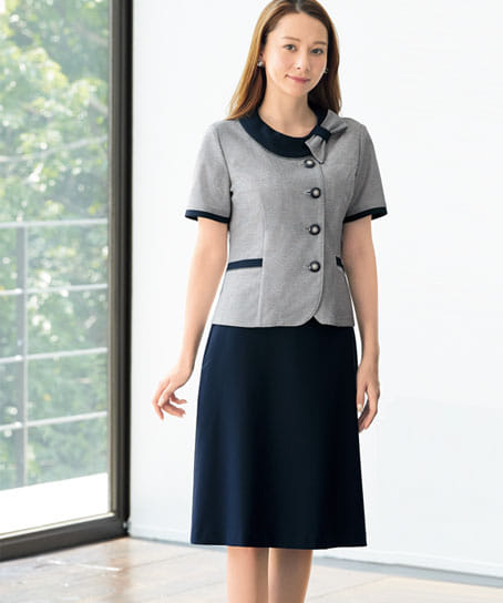 【全2色】Aラインスカート(ストレッチ・エコ・60cm丈/9号)