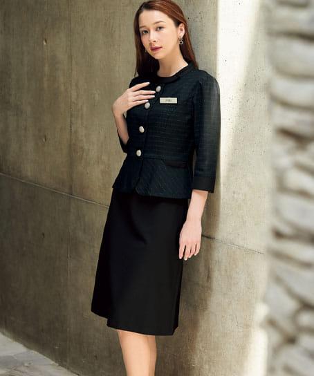 【全2色】Aラインスカート(ストレッチ・エコ・60cm丈/9号)