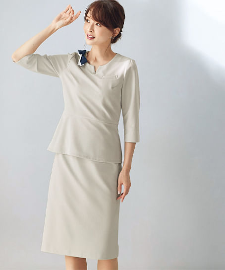 【LA BEAUTE】全2色・ロング丈スカート（クラッシースタイル）(65cm丈/9号)