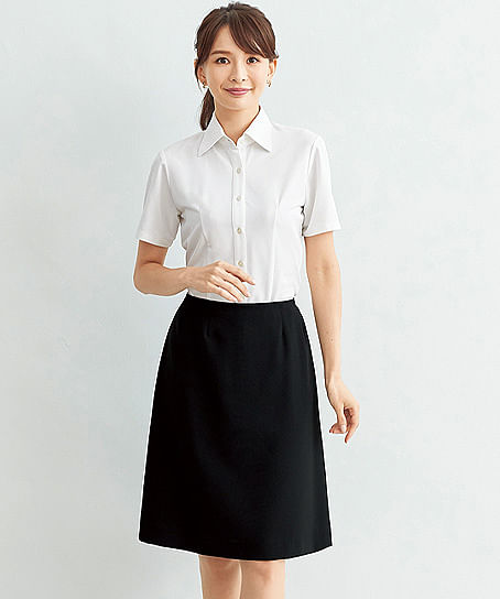 【全2色】ストレスフリーAラインスカート(58cm丈/9号)