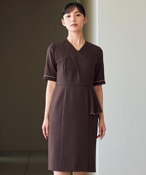【LA BEAUTE】全1色・ワンピース（ストレッチ・防透・吸汗速乾）