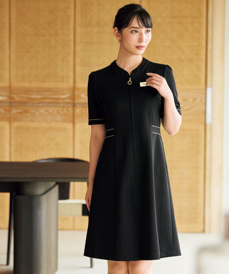 【LA BEAUTE】全1色・ワンピース（2wayストレッチ・吸汗速乾・高通気）