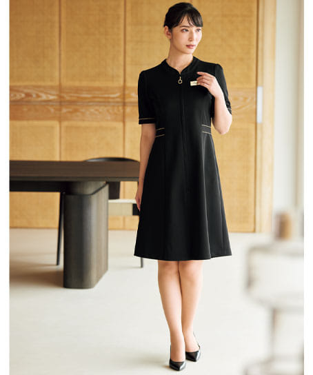 【LA BEAUTE】全1色・ワンピース（2wayストレッチ・吸汗速乾・高通気）