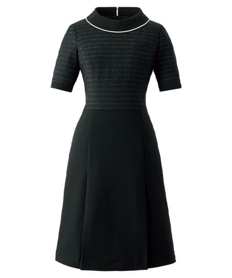 【全1色】ワンピース（ストレッチ・サイレントソワール）