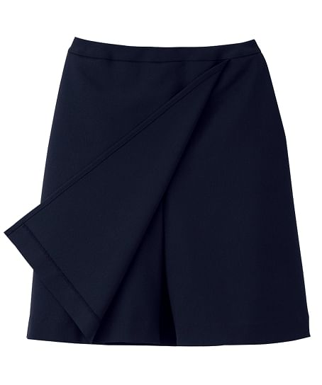 【全２色】ラップキュロット（ストレッチ・エコ・55cm丈/9号）