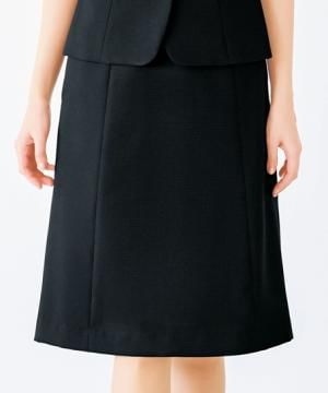 飲食店制服・ユニフォームの通販の【ユニデポ フード】【全2色】Aラインスカート（シャドーチェック・ストレッチ・吸汗速乾）