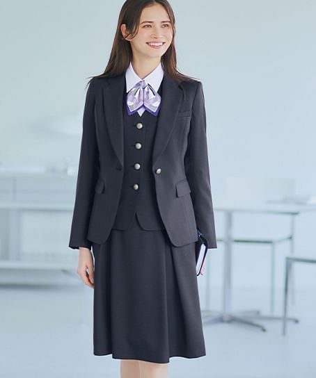 【全2色】タックフレアスカート（カイロポケット付・ストレッチ・吸汗速乾・抗菌・防臭・58cm丈/9号）