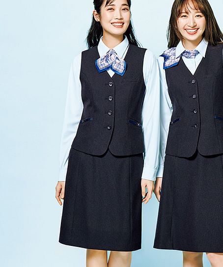 【全2色】セミタイトスカート（ストレッチ・AIR SWING SUITS・56cm丈）