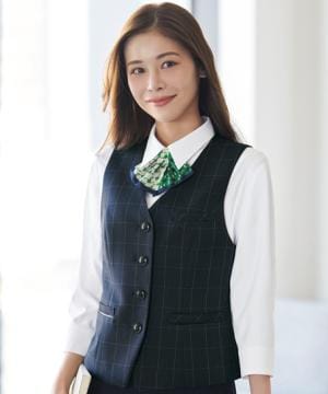 事務服・会社制服の通販の【ユニデポ 事務服】【全2色】ベスト（ヨコストレッチ・軽量・吸汗・速乾）